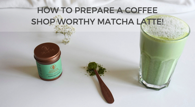 How to prepare a coffee shop worthy matcha latte!