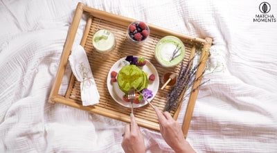 Homemade Matcha Pancakes