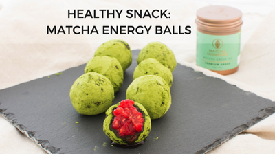 Healthy snack: Matcha Energy Balls